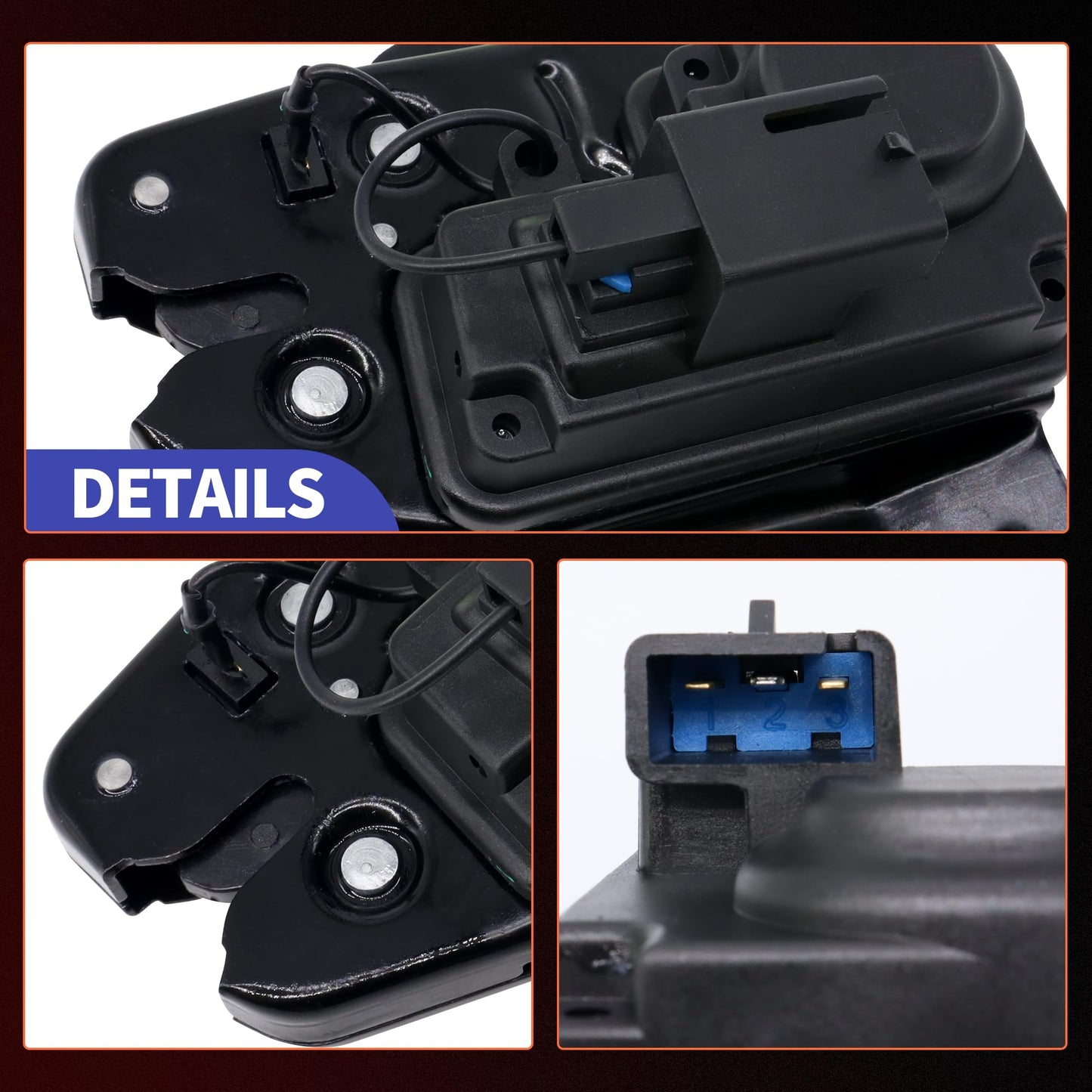 HiSport Rear Tailgate Lock Trunk Latch Actuator Compatible with Dodge Avenger Challenger Charger Dart 2006-2018,Replacement for Chrysler 200 300 2005-2018 Replace 931714, 5056244AA, 5056244AB
