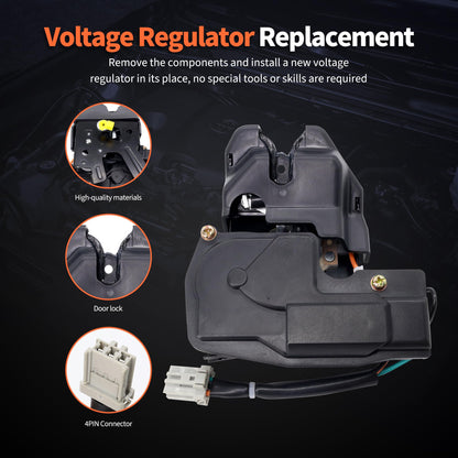 HiSport Rear Trunk Lid Latch Lock Tailgate Actuato 74851-S84-A01 74851-S84-A61 74851-S84-A21 Compatible with Honda Accord 1998 1999 2000 2001 2002 Sedan/Coupe