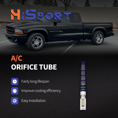 HiSport A/C Orifice Tube - Compatible with Dodge Jeep Eagle Replaces EX4101C EC01614G9 55036182 4883551A