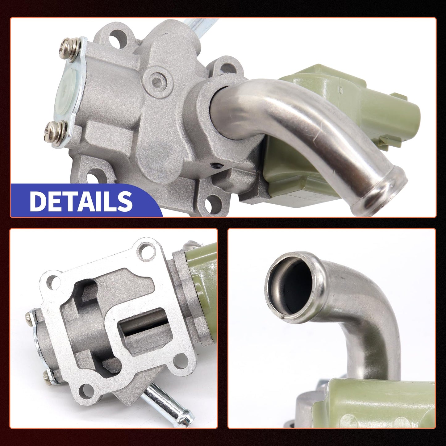 HiSport Idle Air Control Valve With Gasket - Compatible with Toyota 4runner 1997 T100 1996-1998 Tacoma 1996-2000 Replaces 2227075030