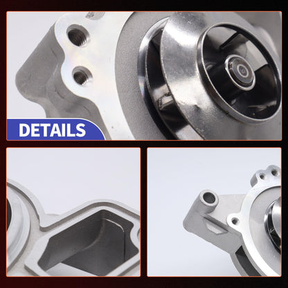 HiSport Engine Water Pump AW5092 252-821 89036356 Replacement for Buick Chevy GMC Pontiac 2001-2017 Saab Saturn Allure LaCrosse Regal Malibu Cavalier Classic Cobalt Equinox Oldsmobile Alero