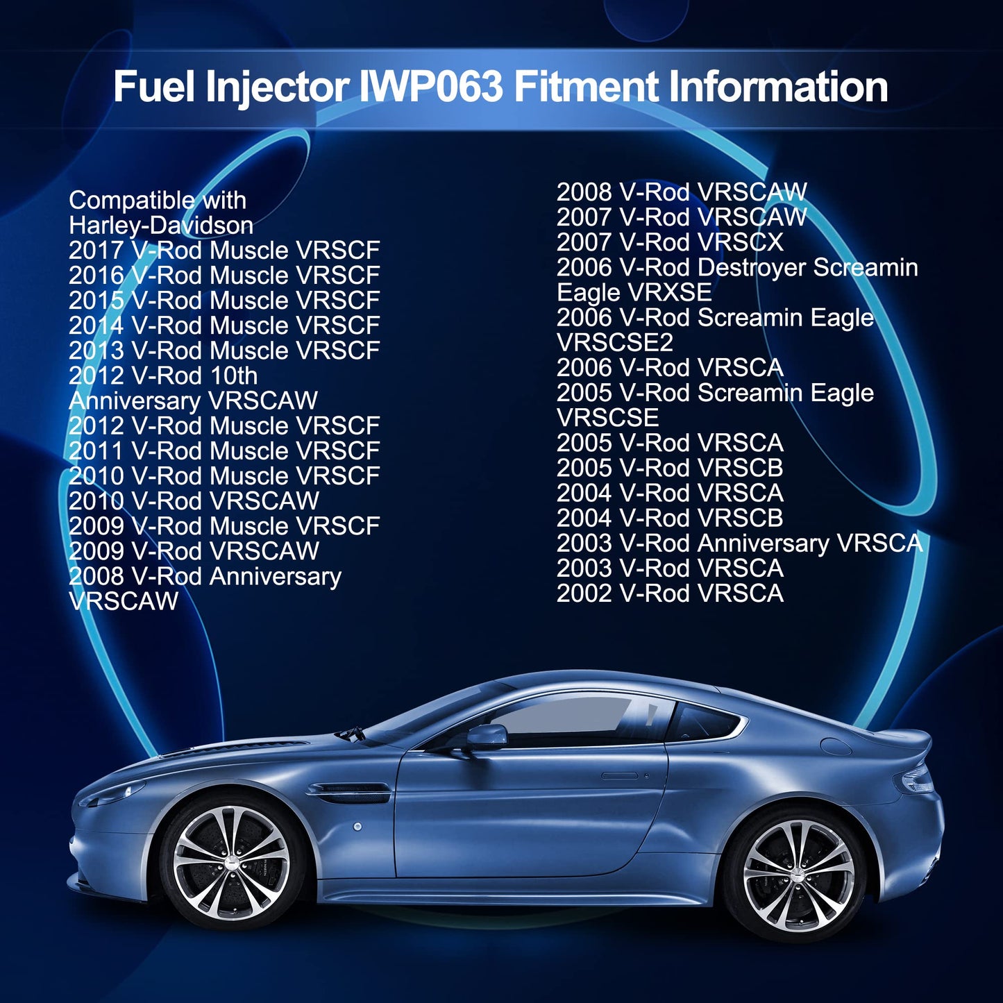 HiSport Fuel Injector IWP063 2 PCS - Compatible with Twin Power 5.6g/s Replaces 27665-01/A