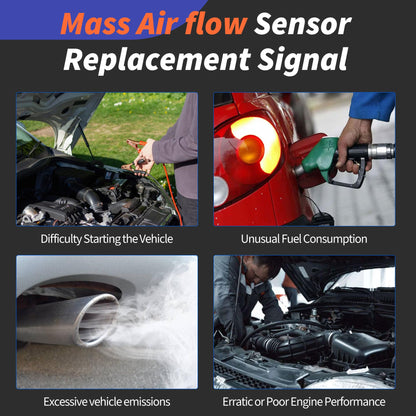 HiSport Mass Air Flow Sensor MAF 5-Pins 06J906461D Compatible with Audi A4 2009-2016, A5 2010-2014, A6 2012-2015, Q5 2011-2017, A3, Q3, allroad, Quattro Models