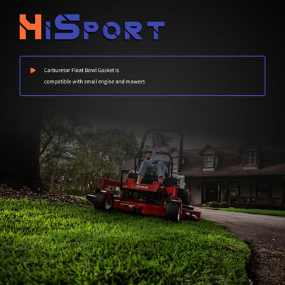 HiSport Carburetor Float Bowl Gasket - Replaces 631028 631028A 20 Pieces