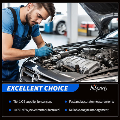 HiSport 23731EA20C Crankshaft Position Sensor Compatible with Nissan Frontier 2005-2020 NV1500 2500 3500 2012-2015 Pathfinder 2005-2012 Xterra 2005-2015 Suzuki Equator Replace 23731EA20A 23731EA20D