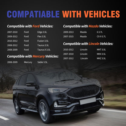 HiSport Intake Manifold Gasket Set MS97118 Compatible with Ford Edge Flex Fusion Taurus Taurus X 2007-2012,Replacement for Lincoln Mazda 6 CX-9 2007-2015,MKS MKT MKX MKZ 2007-2012 3.5L 24V Duratec