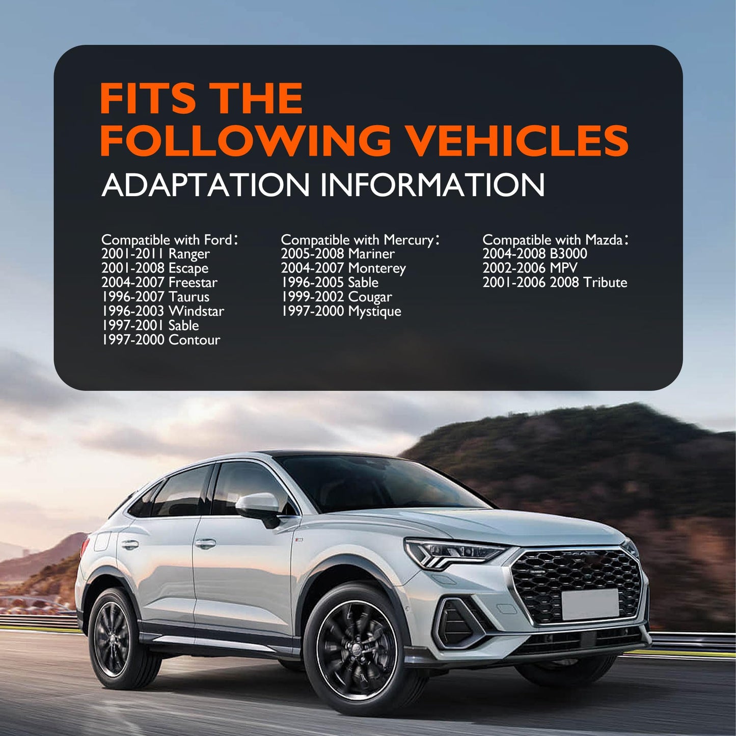 HiSport 1F2218851 TPS Throttle Position Sensor - Compatible with Ford Ranger Escape Freestar Taurus Windstar Sable Contour Mazda B3000 MPV Tribute Mercury Mariner Monterey Sable Cougar 1996-2011