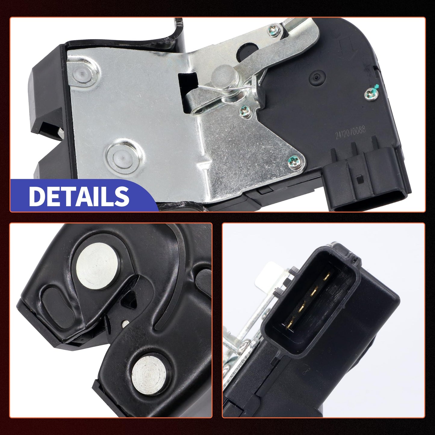 HiSport Tailgate Latch Lock Actuator 81230-2V000 Compatible with Hyundai Veloster 1.6L L4 Engine 2012-2017 Replace 812302V000