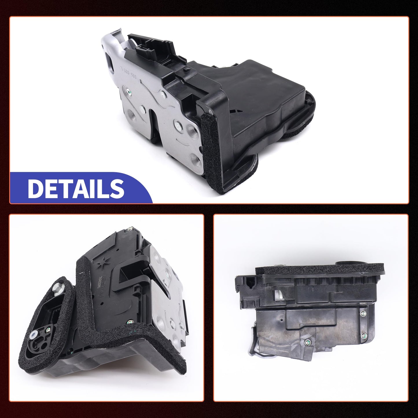 HiSport Rear Left Driver Door Lock Latch Actuator 13597802 Compatible with Chevrolet Cadillac GMC Buick Envision ATS CTS Escalade ESV Suburban Sierra Silverado 1500 2500 3500 HD Yukon XL