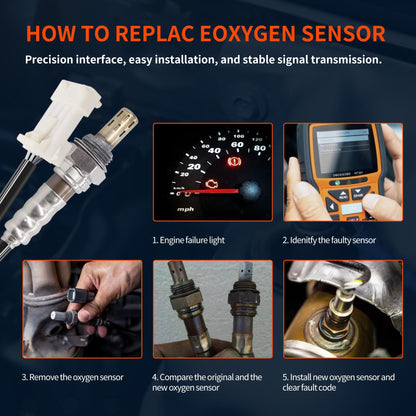 HiSport 250-24546 4-Wire Downstream Oxygen Sensor 650mm Length Compatible with Mini Cooper 2007, 2008, 2009, 2010, 2011, 2012, 2013, 2014, 2015 Countryman 2011-2016 Paceman 2013-2016