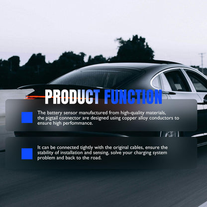 HiSport Battery Current Sensor - Compatible with Ford Explorer F-150 Edge Police Interceptor Sedan Taurus Fusion Expedition Mustang Lincoln MKX MKS MKZ 2011-2020 - Replace BT4Z14B357C 956-135