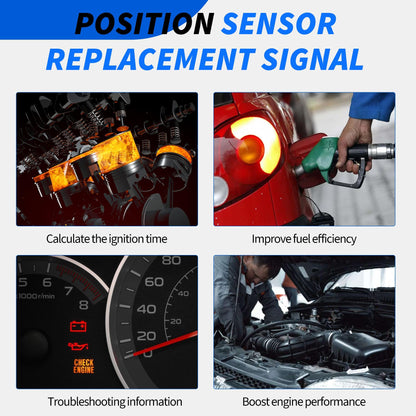 HiSport Intake Air Temperature Sensor - Compatible with Dodge Ram Diesel 2500 3500 4500 2007 2008 2009 2010 2011 2012 2013 2014 2015 2016 2017, Cummins M11 ISC ISL ISM ISX Replaces 5WK96803 2897332