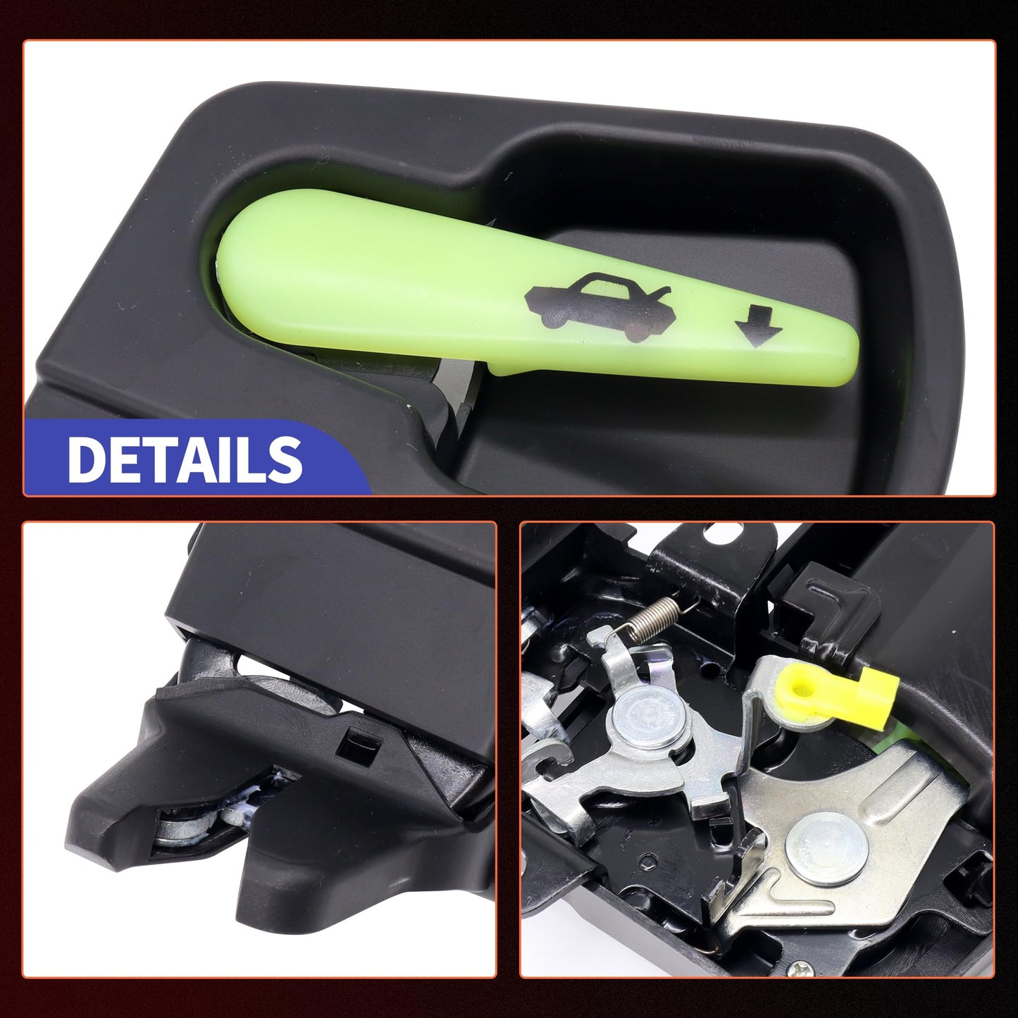 HiSport Liftgate Tailgate Lock Trunk Latch Actuator - Compatible with Toyota Corolla 2003 2004 2005 2006 2007 2008 1.8 L4 Replaces 64610-02071 64610-02070 6461002071 6461002070