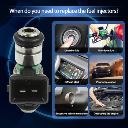 HiSport Fuel Injector IWP063 2 PCS - Compatible with Twin Power 5.6g/s Replaces 27665-01/A