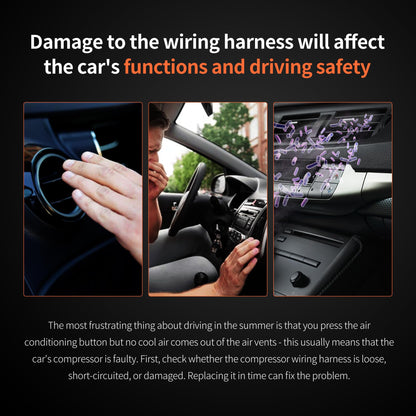 HiSport A/C Compressor Wiring Harnesses Connector Compatible with Chevrolet Chrysler Dodge Ford GMC Jeep Ram Western 5017117AA 5019913AA S-2052