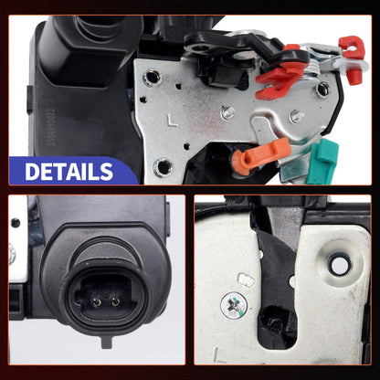 HiSport Door Lock Latch Actuator Motor Front Driver Side 931634 931-634 Compatible with Dodge Ram 1500 2500 3500 Pickup 1994-2002, Replacement for 55076291AB 55075357 55076077