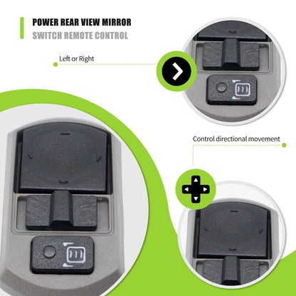 HiSport 901-5401 Heavy Duty Mirror Switch - Compatible with Kenworth T660 2006 2007 2008 2009 2010 - Replace ?P27-1181-001 P27-1098-001 P271098001