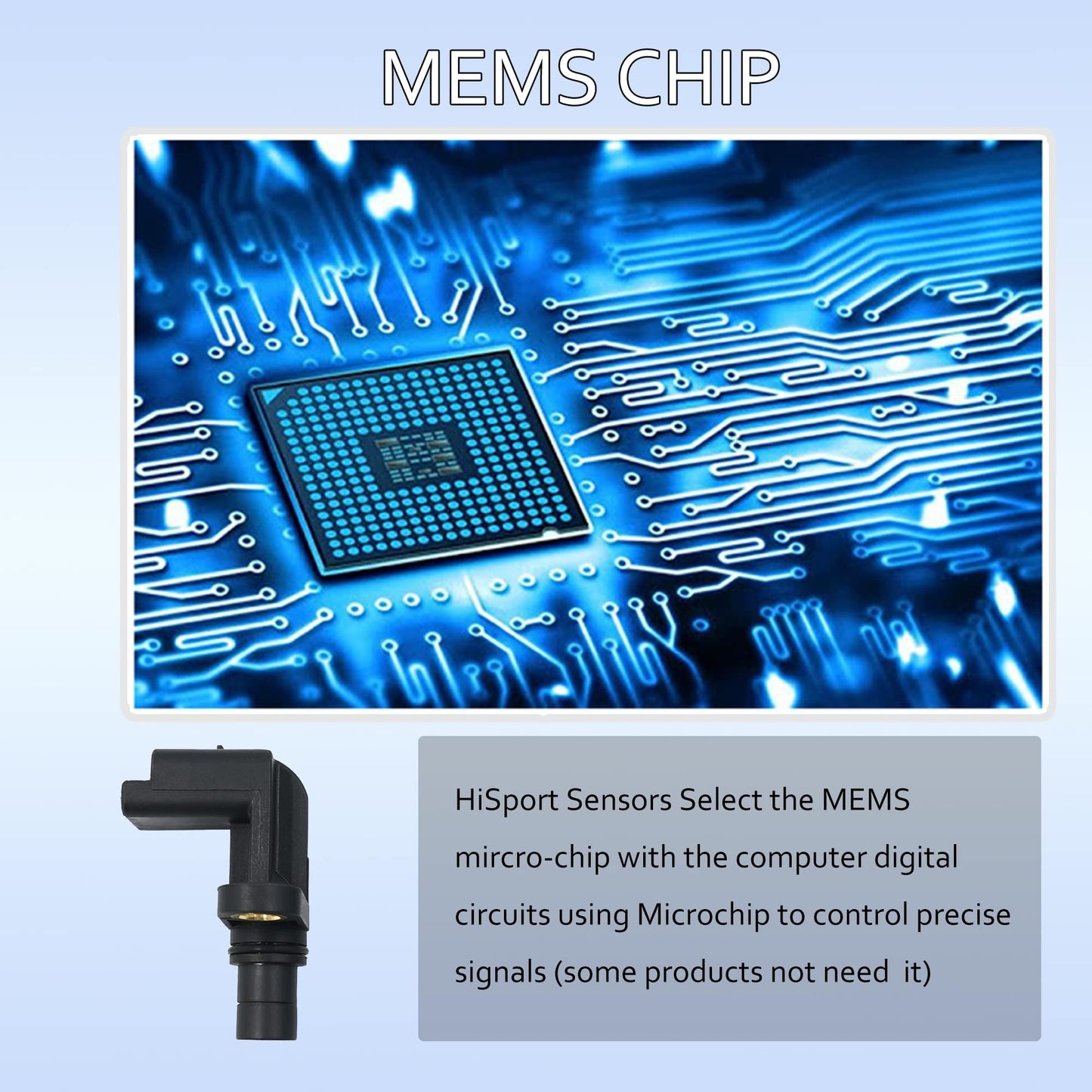 HiSport 13627566052 2PCS Camshaft Position Sensor Compatible with Mini Cooper 2007-2016, Clubman 2016, Countryman 2011 2012 2013 2014 2015 2016, Paceman 2014-2016 Replace 13627588095 0232103064