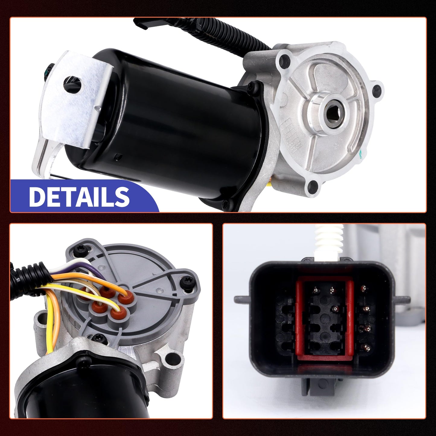 HiSport 600-571 Transfer Case Motor - Compatible with Ford Expedition 2012 2013 2014 2015 2016 2017 F-150 2012 2013 2014 - Replace 48256