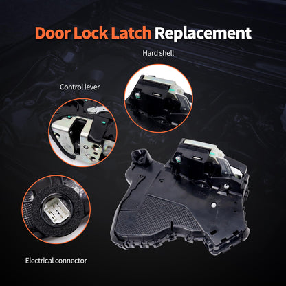 HiSport 6904002120 Door Lock Latch Actuator Front Left Driver Side - Compatible with Lexus ES300 ES330 GX470 RX330 RX350 RX400h Scion tC xA Toyota 4Runner Camry Corolla Matrix Sienna Solara 2002-2010