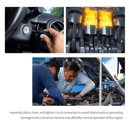 HiSport Set 8 Ignition Coil Connector Wiring Pigtail Harness Compatible with GM LS2 LS7 D581 D585 LS2 LS7 LQ4 5.3 6.0 8.1 Truck