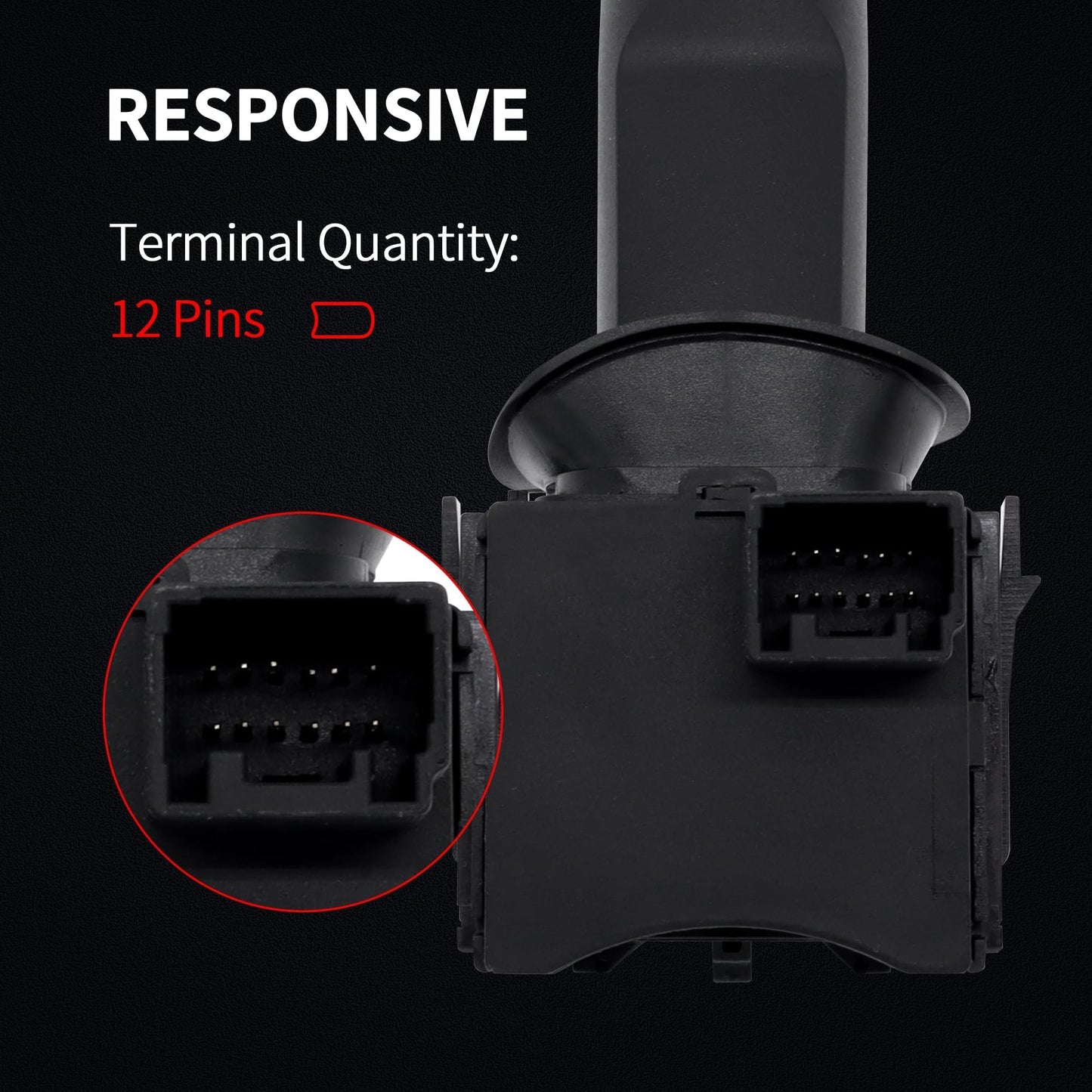 HiSport Turn Signal Switch/Headlight Dimmer Compatible with Buick Cascada 2016,Regal 2011 2012 2013,Verano 2012-2017;Chevrolet Chevy Cruze 2011-2016,Cruze Limited 2016,Orlando 2012 2013 2014#20941129