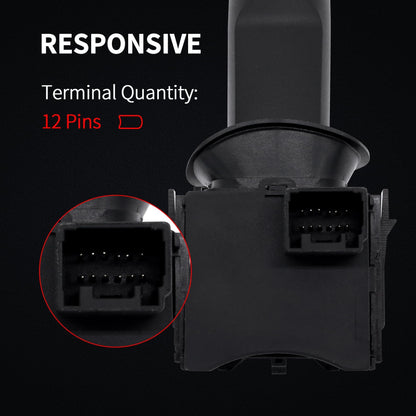 HiSport Turn Signal Switch/Headlight Dimmer Compatible with Buick Cascada 2016,Regal 2011 2012 2013,Verano 2012-2017;Chevrolet Chevy Cruze 2011-2016,Cruze Limited 2016,Orlando 2012 2013 2014#20941129