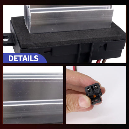 HiSport 93803637 Blower Motor Resistor Heater Fan Control Module - Compatible with Hummer H2 2003 2004 2005 2006 2007 Replaces 88986529 3GSH-19E624-CA