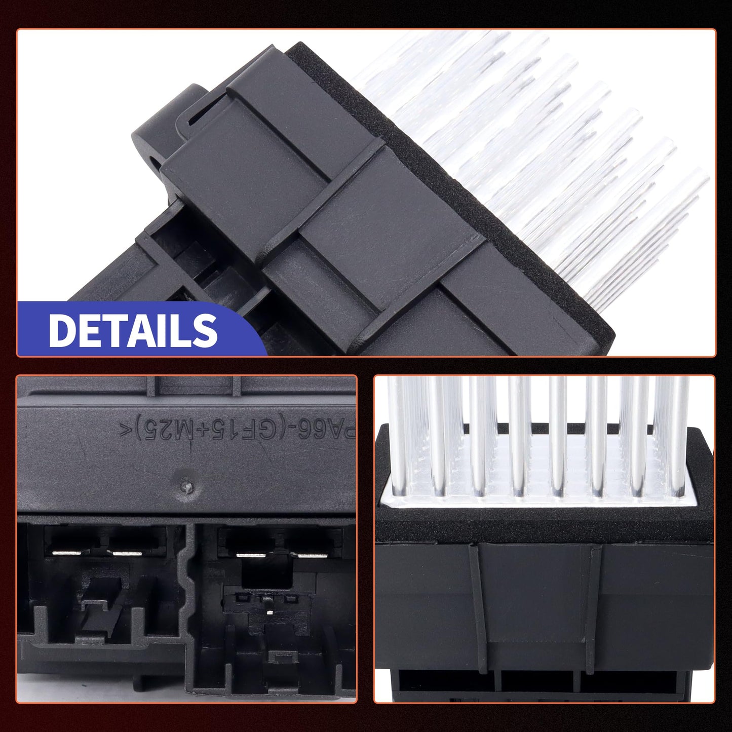 HiSport AC Heater Blower Motor Resistor 973-420 4P1594 Compatible with Chrysler 300, Pacifica, Town & Country, Dodge Charger, Durango, Grand Caravan, Magnum, Jeep Grand Cherokee