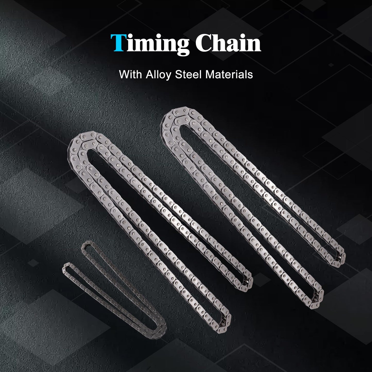 HiSport 2720520216 Engine Timing Chain Kit - Compatible with Benz C230 C80 C300 C350 CL550 CLK350 CLK550 E350 E550 G550 GL450 GL550 GLK350 ML350 ML450 ML550 R350 S400 S550 SL550 SLK280 SLK350