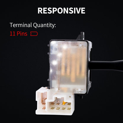 HiSport 94857235 Turn Signal Switch/Headlight Dimmer Compatible withChevrolet Chevy Prizm 1998 1999 2000 2001 2002; Toyota Corolla 1998 1999 2000 2001 2002, RAV4 1998 1999 2000, Tacoma 2001 2002-2004