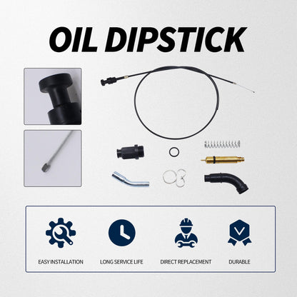 HiSport Choke Cable with Starter Valve Plunger Kit - Compatible with Honda Rancher 350 2000-2003 Replaces 17950-HN5-671
