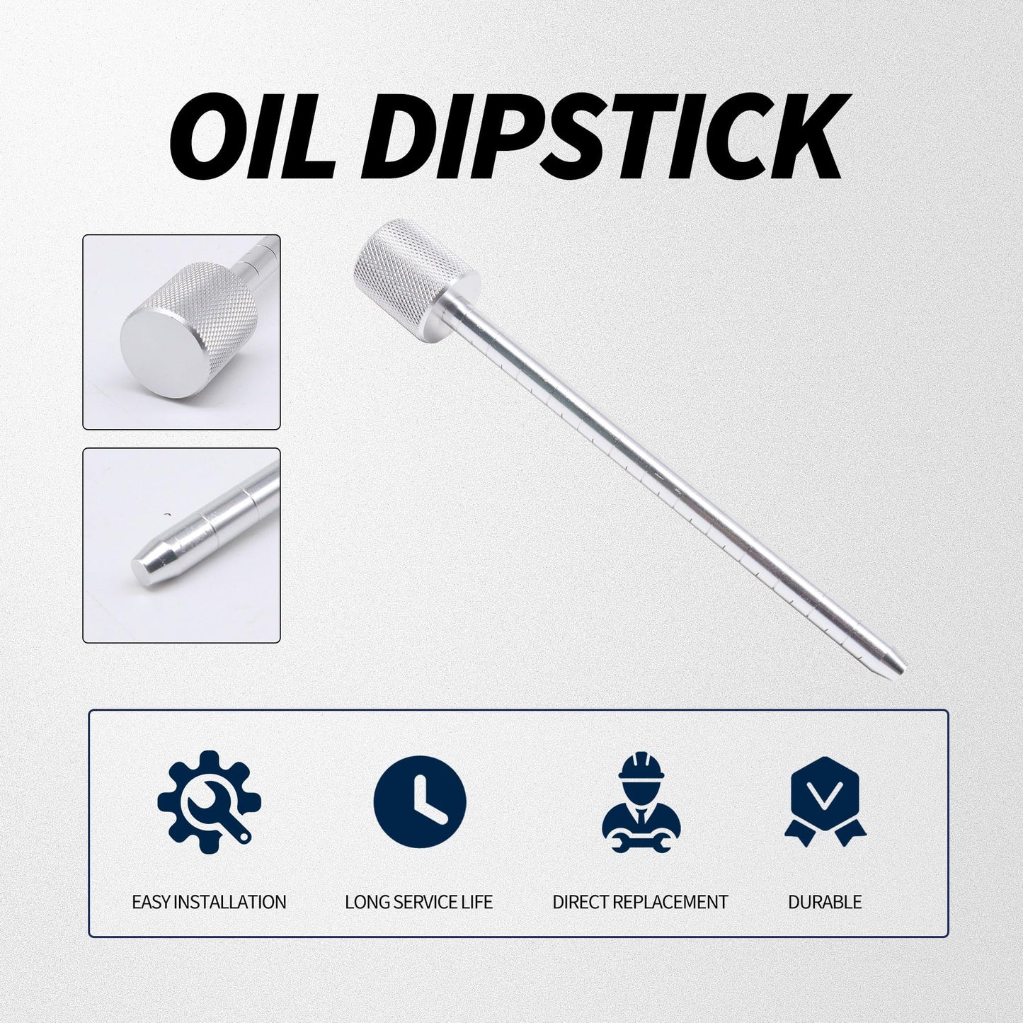 HiSport Transmission Dipstick - Compatible with Chrysler Dodge Dart Fiat 500 Jeep Cherokee Compass Patriot Replaces 10323A 10323B