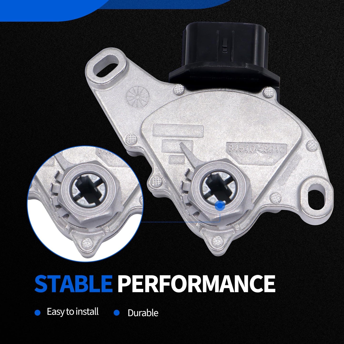 HiSport 84540-48010 Neutral Safety Switch Compatible with Lexus ES330 2004-2006,RX330 2004-2006,RX350;Pontiac Vibe;Scion tC,xB;Toyota Avalon,Camry,Celica,Corolla,Highlander,Matrix,RAV4,Sienna,Solara