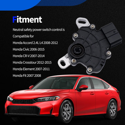 HiSport Transmission Range Sensor Neutral Safety Multifunction Switch Compatible with Acura ILX 2013-2015,TSX 2004-2008;Honda Accord 2003-2012,Civic 2006-2013,CR-V,Crosstour,Element,Fit 28900RCL003