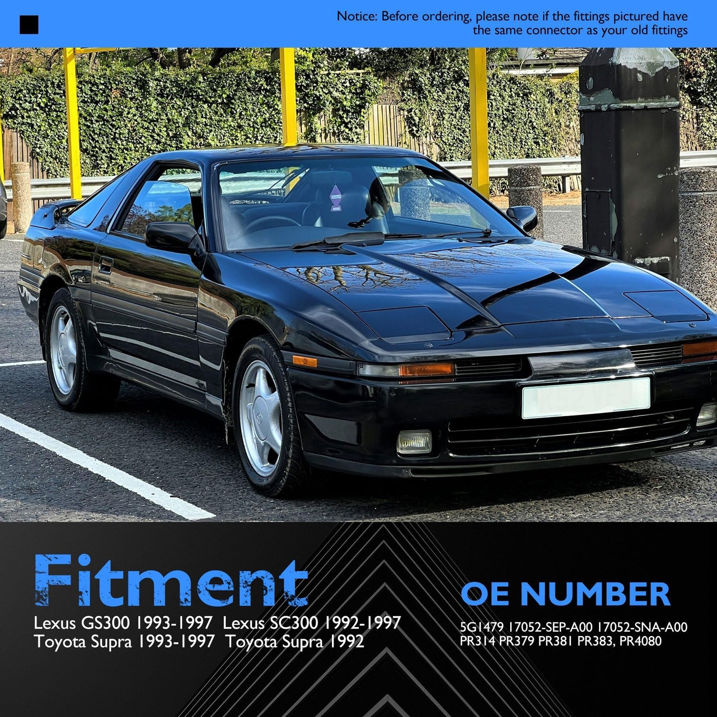 HiSport Fuel Injection Pressure Regulator - Compatible with Lexus GS300 1993-1997, SC300 1992-1997; Toyota Supra 1994-1997 Replacement for 2328046010 PR4124