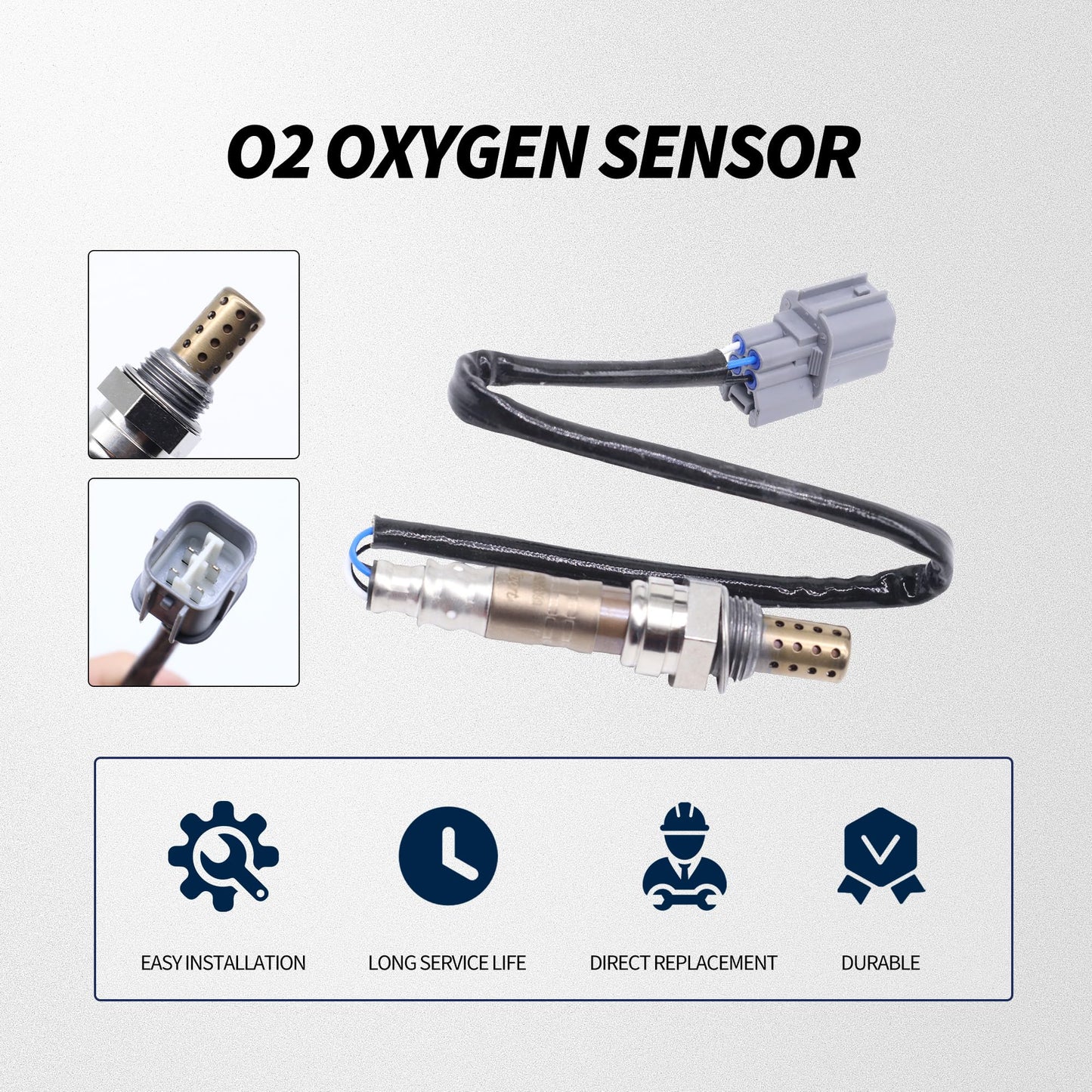 HiSport O2 Oxygen Sensor Upstream Downstream - Compatible with Acura CL EL Instegra NSX Honda Accord Civic Del Sol Odyssey Replacement 2344099 36531P06A11