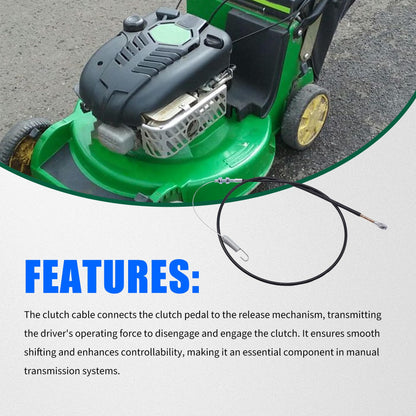 HiSport Push Pull Cable Clutch Cable - Compatible with John Deere 12PB 12PC 12SB 14PB 14PZ 14SB 14SC 14SE 14SX 14SZ Replaces GX21634 GX22026