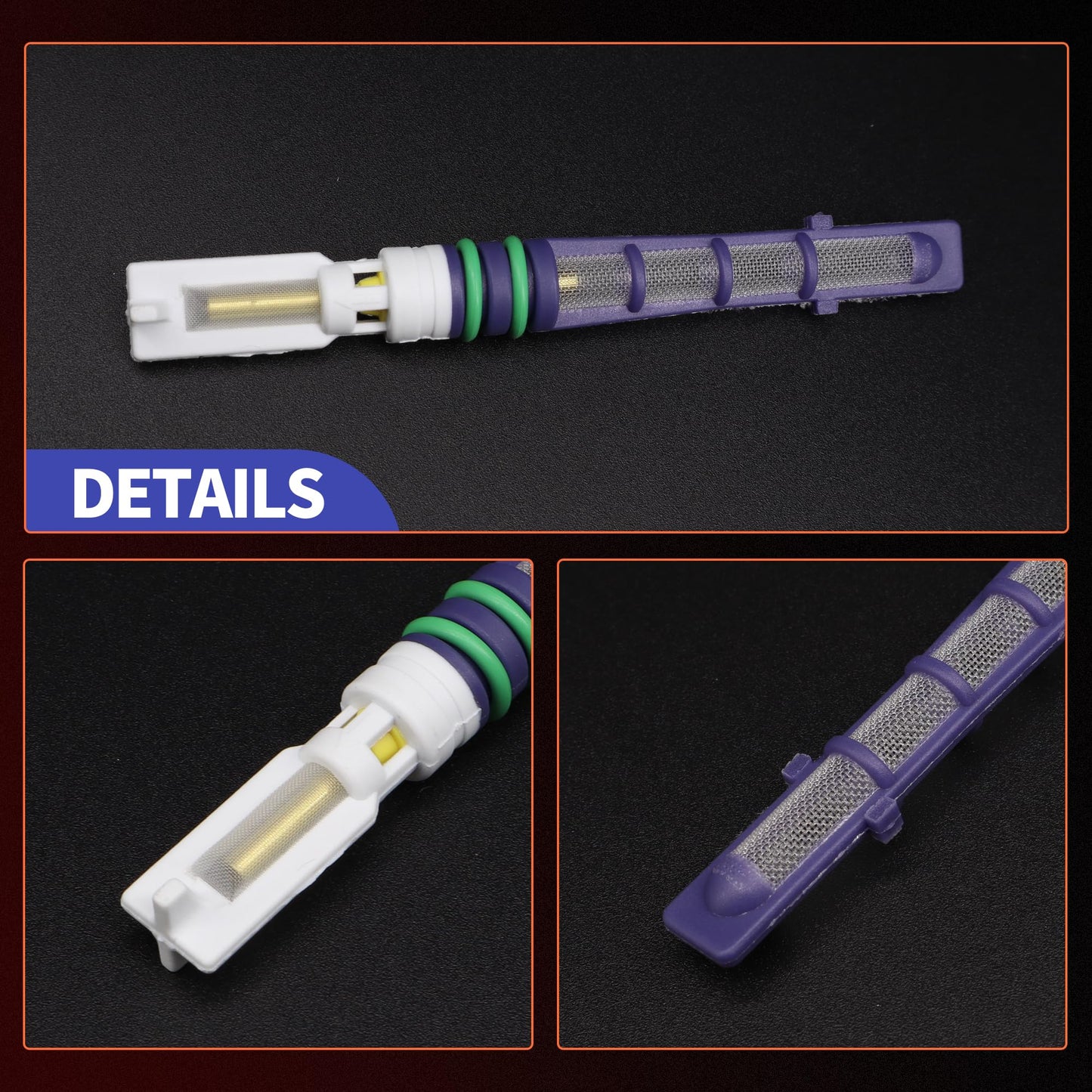 HiSport A/C Orifice Tube - Compatible with Dodge Jeep Eagle Replaces EX4101C EC01614G9 55036182 4883551A