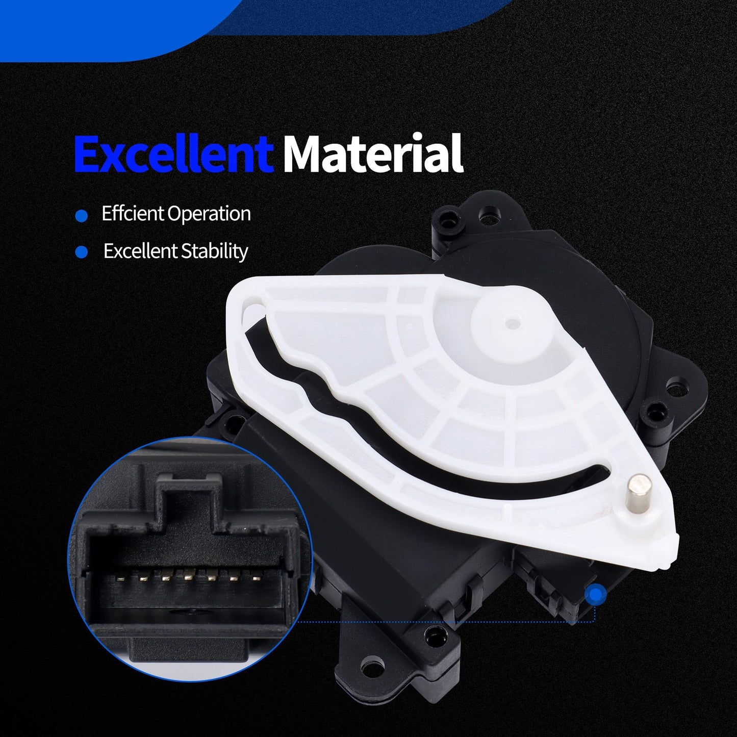 HiSport HVAC Mode Air Blend Door Actuator - Compatible with Lexus GS300 1997 1998 1999 2000 2001 2002 2003-2005,GS400 1998-2000,GS430 2001-2005,IS300 2001-2005,RX300 1999-2003,SC430 2002-2010#604-917