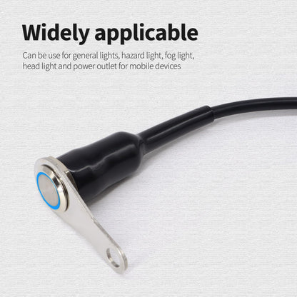 HiSport LED Motorcycle Switch ON-Off Headlight Fog Light Handlebar Adjustable Mount Waterproof Switches Button DC 12V