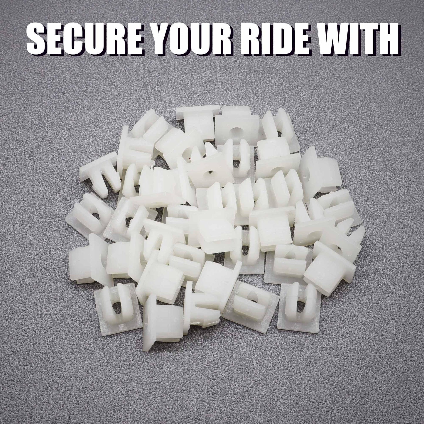 HiSport 90189-06193 50pcs Front Bumper Support Splash Shield Clip Nut Screw Compatible with Toyota Camry 2002-2023, Avalon 2002-2023, Auveco A20895