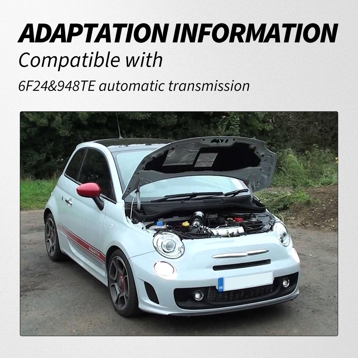 HiSport Transmission Dipstick - Compatible with Chrysler Dodge Dart Fiat 500 Jeep Cherokee Compass Patriot Replaces 10323A 10323B