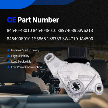 HiSport 84540-48010 Neutral Safety Switch Compatible with Lexus ES330 2004-2006,RX330 2004-2006,RX350;Pontiac Vibe;Scion tC,xB;Toyota Avalon,Camry,Celica,Corolla,Highlander,Matrix,RAV4,Sienna,Solara