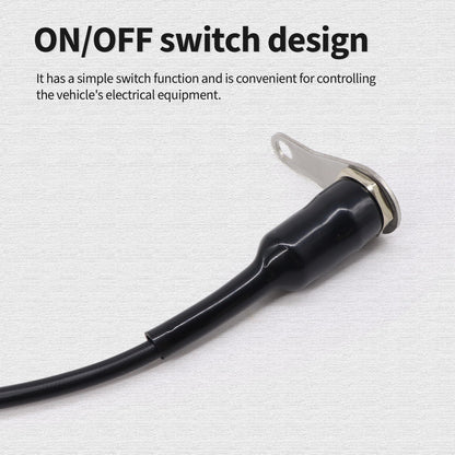 HiSport Universal Stainless Steel LED Motorcycle Switch ON-Off Handlebar Adjustable Mount Waterproof Switches Button DC 12V Fog Light (Red)