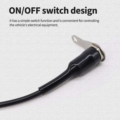 HiSport LED Motorcycle Switch ON-Off Headlight Fog Light Handlebar Adjustable Mount Waterproof Switches Button DC 12V