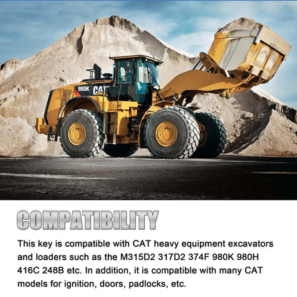 HiSport Cat Keys - Compatible with Caterpillar Heavy Equipment Part Replace 5P8500
