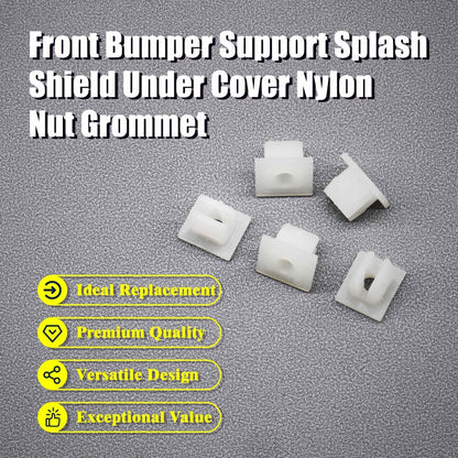 HiSport 90189-06193 50pcs Front Bumper Support Splash Shield Clip Nut Screw Compatible with Toyota Camry 2002-2023, Avalon 2002-2023, Auveco A20895