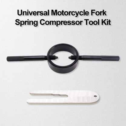 HiSport Motorcycle Fork Spring Compressor Tool Kit Compatible with Most Upside Down Streetbike & Motorcycle Forks