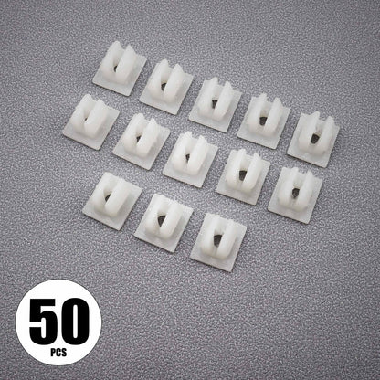 HiSport 90189-06193 50pcs Front Bumper Support Splash Shield Clip Nut Screw Compatible with Toyota Camry 2002-2023, Avalon 2002-2023, Auveco A20895